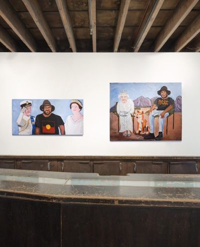 Vincent Namatjira Features Alongside Iwantja Arts Members in New York