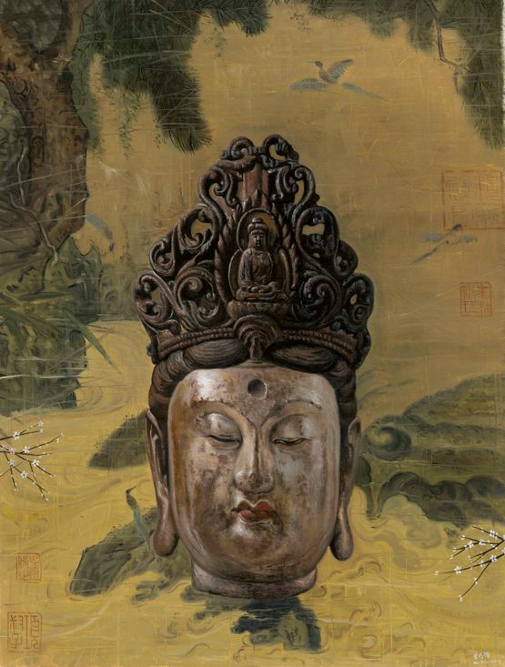 Single-Mindedness by Mi Qiaoming contemporary artwork Painting