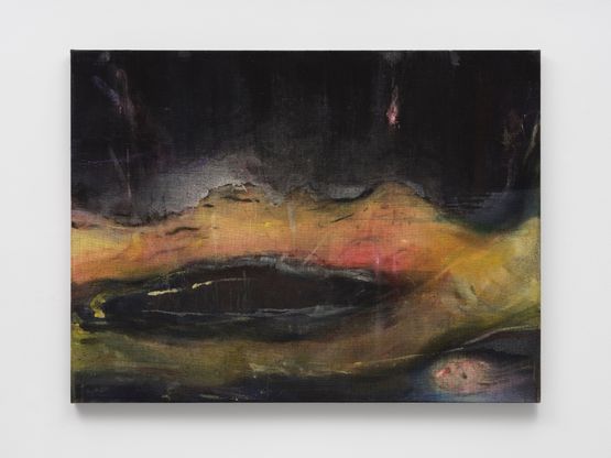 Nightscape by Leiko Ikemura contemporary artwork Painting