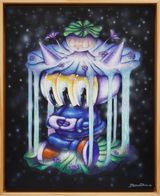 Hibernate by Parinya Sirisinsuk Benzilla contemporary artwork painting