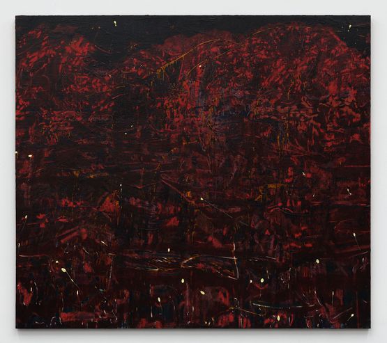 Dead Mountain Mouth of Carious Teeth That Cannot Spit by Jacob Littlejohn contemporary artwork Painting