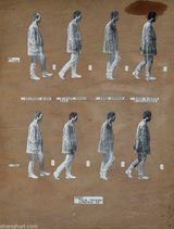 Two Four-Steps by Geng Jianyi contemporary artwork mixed media painting