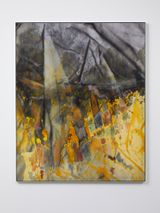 Reading Hands by Matt Arbuckle contemporary artwork drawing painting works on paper