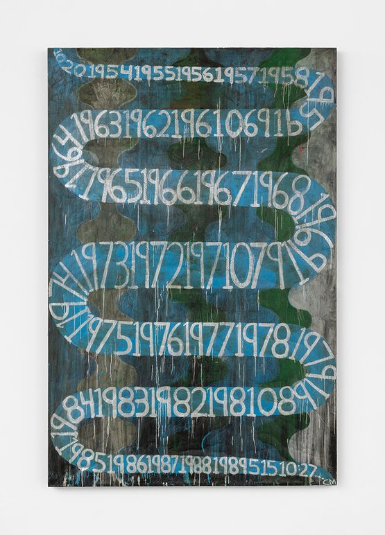 Untitled by Chris Martin contemporary artwork Painting