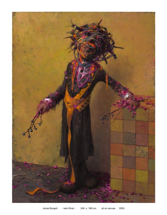kein Einst by Jonas Burgert contemporary artwork Painting