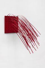 Amazonino Vermelho by Lygia Pape contemporary artwork sculpture