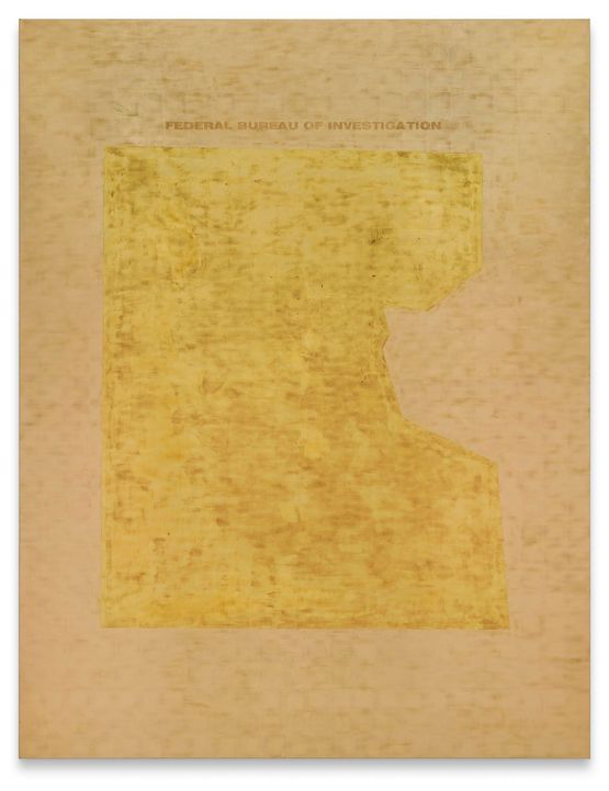 FEDERAL BUREAU OF INVESTIGATION by Jenny Holzer contemporary artwork Painting