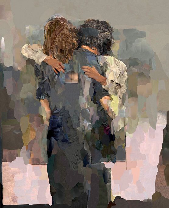 Rehearsing two by Alina Frieske contemporary artwork Print