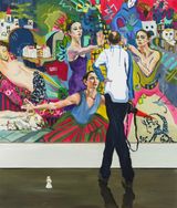 Where Your Gaze Touches No.2 by Wang You contemporary artwork painting