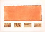 Area-Sayreville New Jersey 40-30 Latitude 74-30 Longitude Specimen Fragment Sample of Earth Showing Impression of Rock Forms Location-Views Between East and South East Corner Of Quarry site Date-July 26th 1976 230 PM by Michelle Stuart contemporary artwork drawing painting works on paper