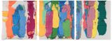 Vertical Rainbow by Zhu Jinshi contemporary artwork painting works on paper