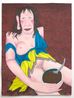 Lunch II by Priscilla Rose Howe contemporary artwork Painting