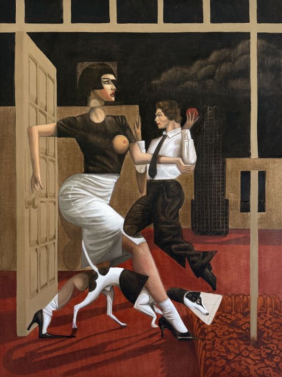 Somewhere In Between by Jean-pierre Villafane contemporary artwork Painting