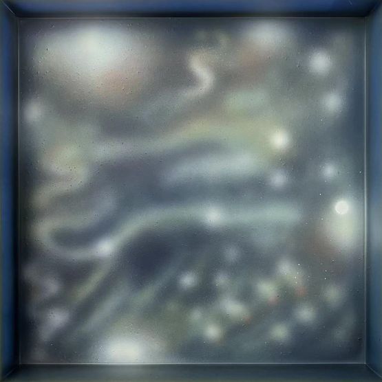 Muddy Water 3 by Sicheng Wang contemporary artwork Painting