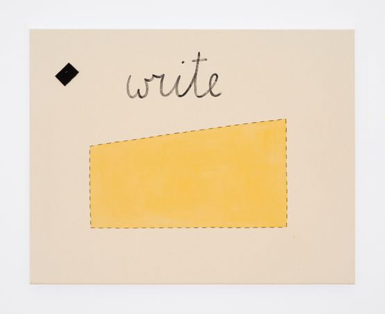 Untitled write by Luca Lee Frei contemporary artwork Painting