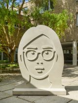 Jiwon. by Julian Opie contemporary artwork sculpture
