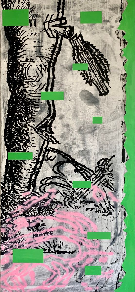 Mameless malfunction -3 by Zhang Kaitong contemporary artwork Mixed Media