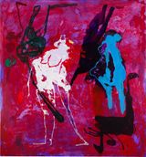 we transfer where do you go where nobody knows by Tom Polo contemporary artwork painting