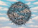 Ego-multiplication No.7 by Yamamoto Ryuki contemporary artwork Painting