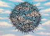 Ego-multiplication No.7 by Yamamoto Ryuki contemporary artwork painting