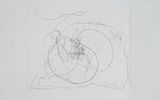 Untitled by Trisha Brown contemporary artwork drawing