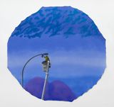 Lampenreparatur by Lotte Maiwald contemporary artwork painting sculpture works on paper