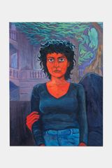 Self portrait Red by Ulviyya Iman contemporary artwork painting