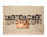 Poolside II by Manal Aldowayan contemporary artwork mixed media