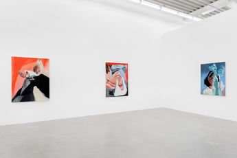 Contemporary art exhibition Amanda Wall Butterflies at Almine Rech Brussels Belgium