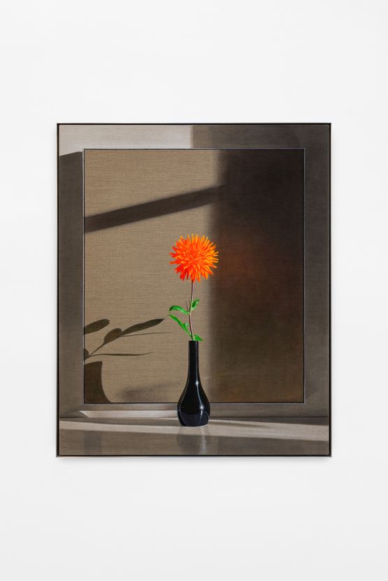 Dahlia by Michael Wilkinson contemporary artwork Painting