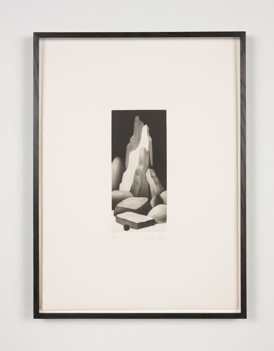 Rocks by Nicolas Party contemporary artwork Works on Paper