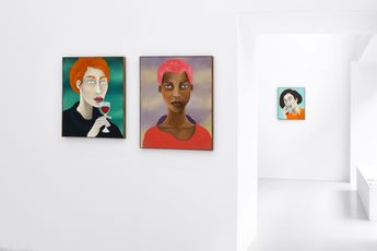 Contemporary art exhibition Rebecca Brodskis Together Separated at Fabienne Levy Lausanne Switzerland