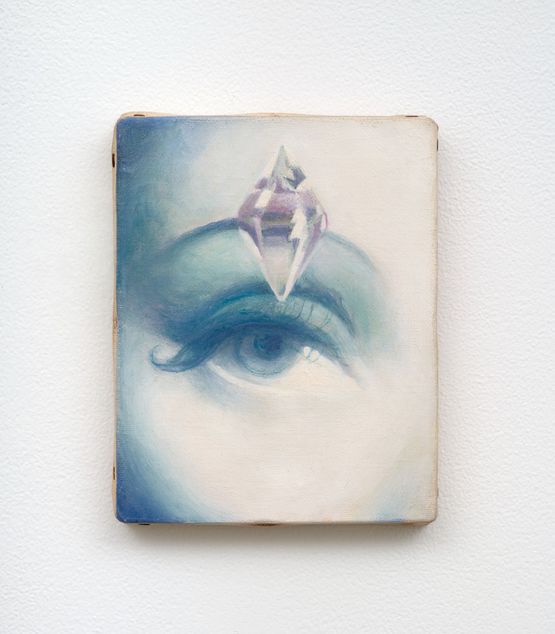 Marlene Dietrich crystal eyes by Sawako Goda contemporary artwork Painting