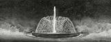 The Fountain NWM by Hans Op De Beeck contemporary artwork painting works on paper
