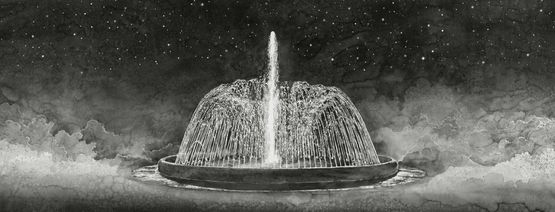 The Fountain NWM by Hans Op De Beeck contemporary artwork Painting