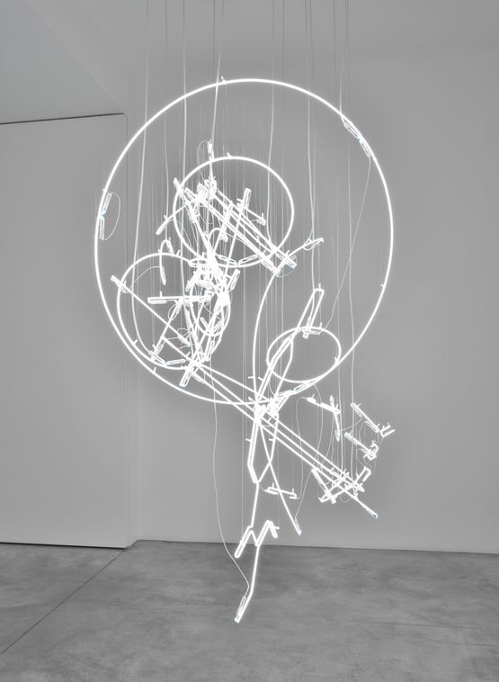 Neon Form After Noh XVI by Cerith Wyn Evans contemporary artwork Sculpture