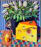 Bloemen en kaas by Kristof Santy contemporary artwork Painting