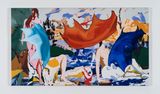 New Pastoral Bodies in Motion by David Salle contemporary artwork painting print drawing