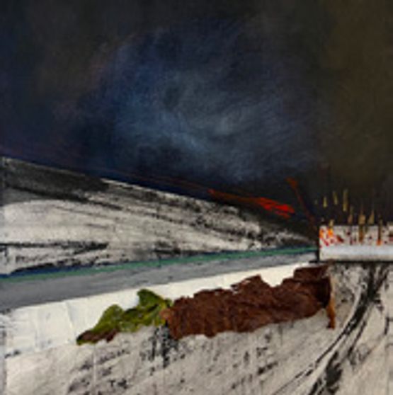 On the other side by Aida Mahmudova contemporary artwork Mixed Media