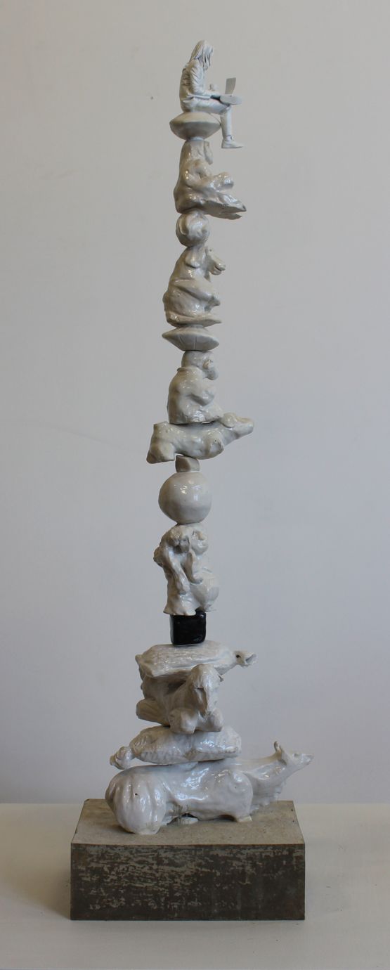 Totem 3 by Zena Assi contemporary artwork Sculpture