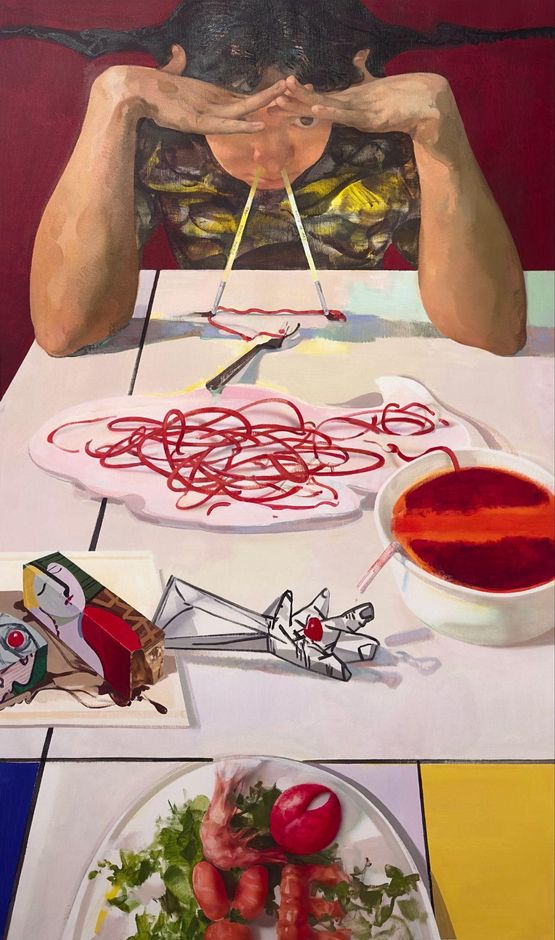 The taste of art by Deng Shiqing contemporary artwork Painting