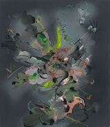 Figment 3b by Fiona Rae contemporary artwork painting