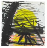 Flowing Moon by Chao Chung-Hsiang contemporary artwork works on paper drawing