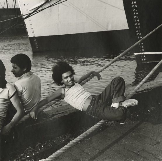 Christopher Street Pier 5 by Peter Hujar contemporary artwork Photography
