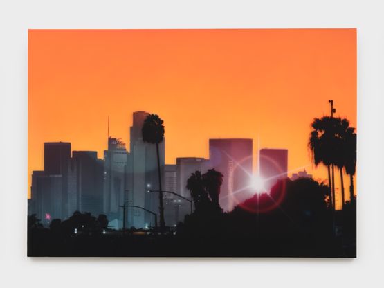 Sim City 2 by Sayre Gomez contemporary artwork Painting