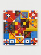 Bon VoyageSemaphore by Gloria Klein contemporary artwork painting