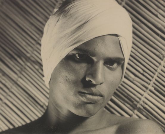 Untitled Man in White Turban by Lionel Wendt contemporary artwork Photography