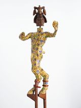 Hybrid Sculpture Satyr on Stilts by Yinka Shonibare CBE RA contemporary artwork sculpture