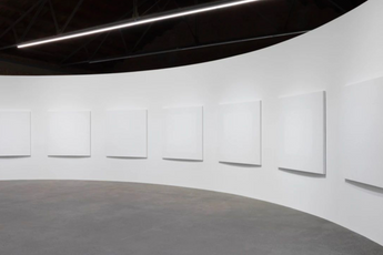 Contemporary art exhibition Xie Molin White at Beijing Commune China