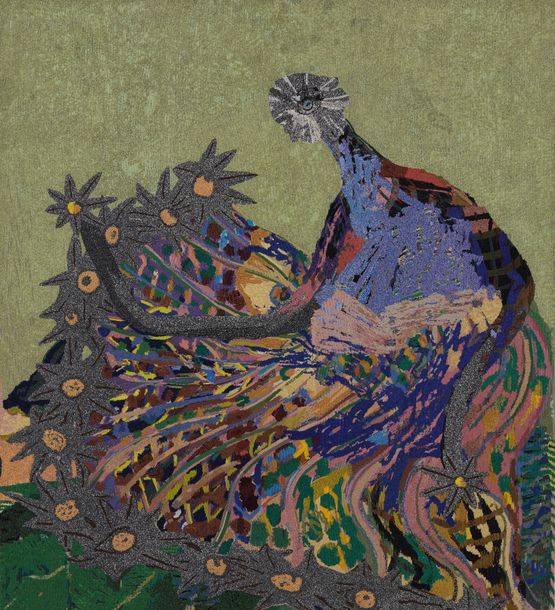 Untitled by Chanakya School contemporary artwork Textile